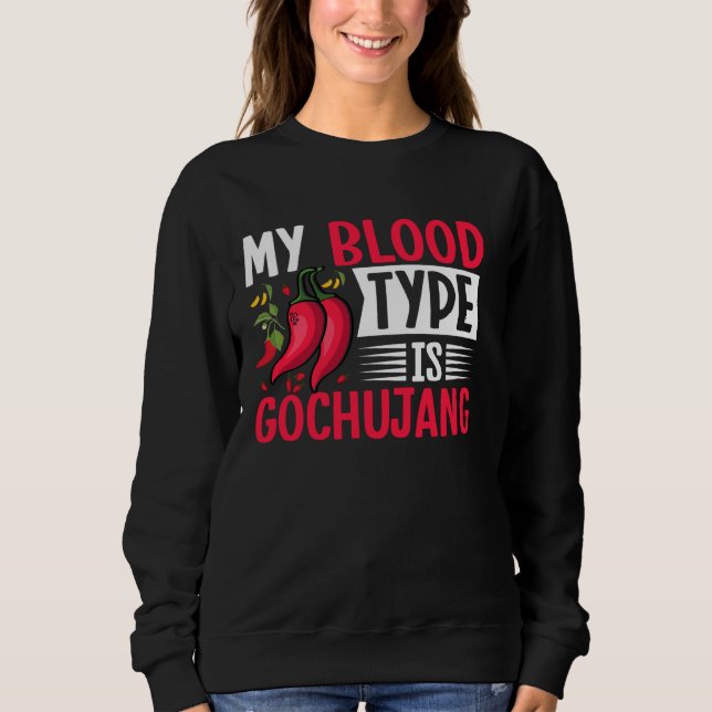 Gochujang Chili Paste koreansk Dish Sauce Korea Go T Shirt (Framsida)