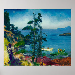 God afton Blue av George Bellows (1916) Poster