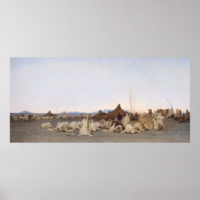 God afton i Sahara, 1863 Poster (Framsidan)