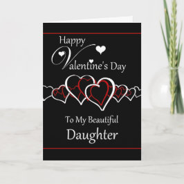 God Alla hjärtans dag / Hjärtsilhouettes Helgkort