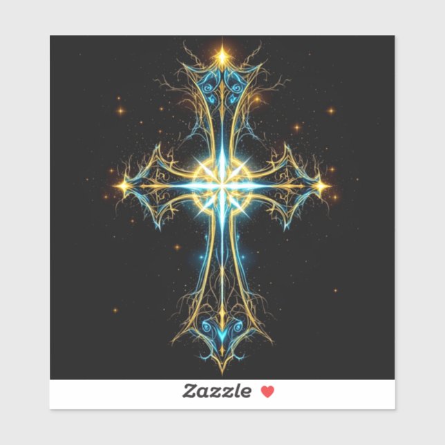 God and Jesus  Klistermärken (Ark)