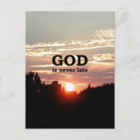 GOD är aldrig sen