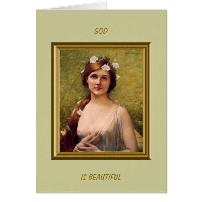 GOD ÄR BRA HÄLSNINGSKORT (Framsidan)