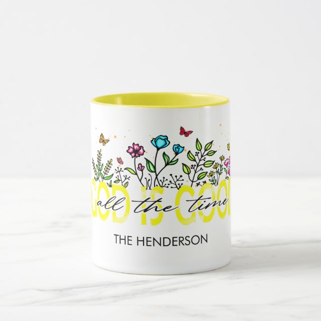 "GOD ÄR BRA HELA TIDEN" KRISTKVOT MUGG (Center)