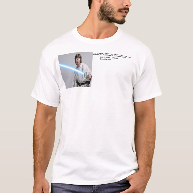 GOD är Luke Skywalker T Shirt (Framsida)