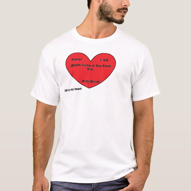 GOD är mitt hjärta T Shirt (Framsida)