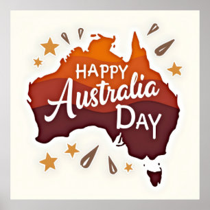 God Australien-dagen Poster