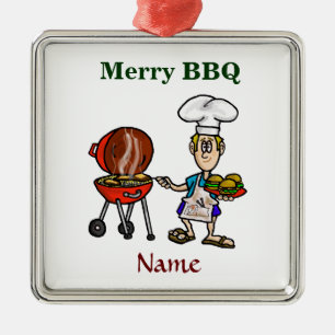 God BBQ Chef jul Ornament Anpassa den!