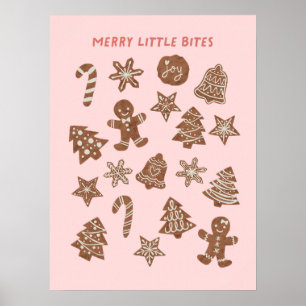 God Bita Rosa på julkakor Poster