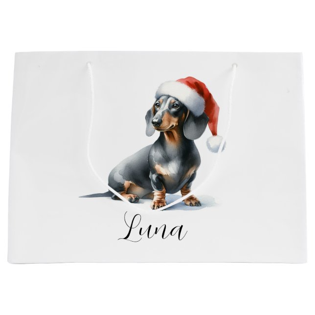 God Black Dachshund Hund Hat Gift Bag (Framsidan)