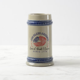 God Bless America - Beer Stein Sejdel