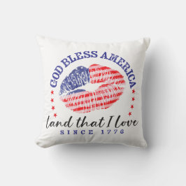 God Bless America - Throw Pillow Kudde