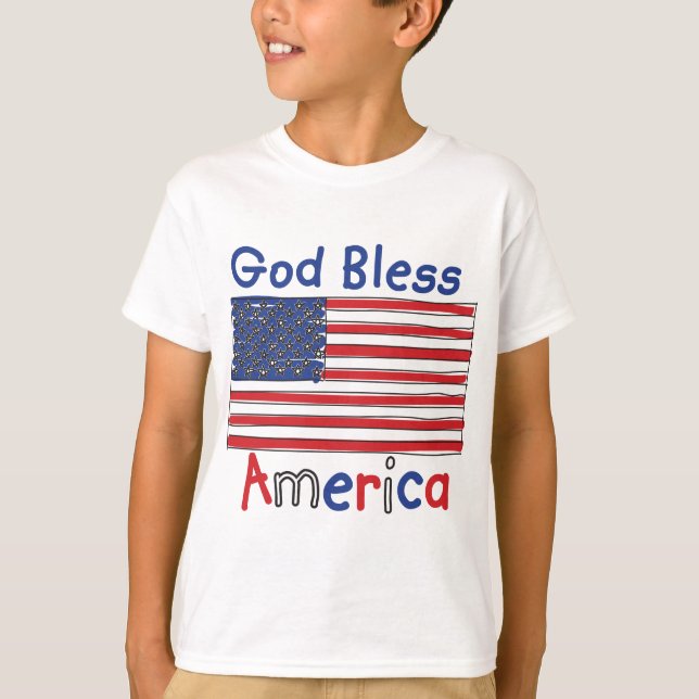 GOD-BLESS-KIDS-2 T SHIRT (Framsida)