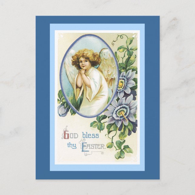 God Bless Thy Easter Helg Vykort (Framsida)