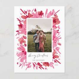 God blommigt, abstrakt, juldesign helgdag helg vykort