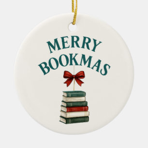 God Bokmas Julgransprydnad Keramik