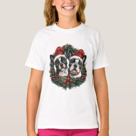 God Boston Terrier Hundar Helgdag Wandan T Shirt