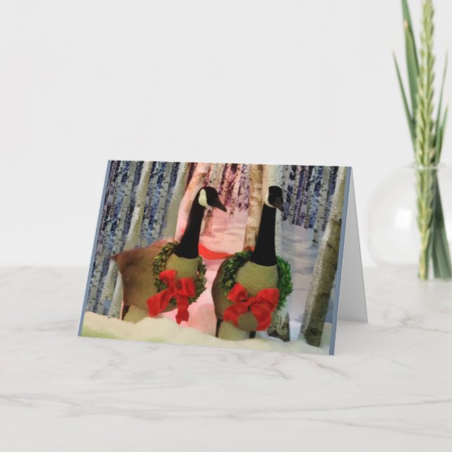 God Bow i Snö Kort (Framsida)