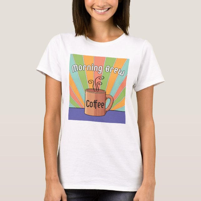 God Brew Coffee T-Shirt (Framsida)