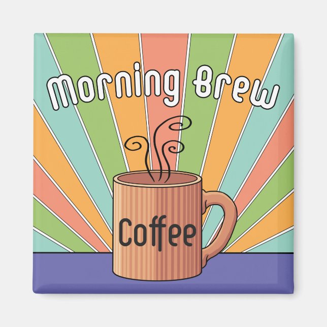 God Brew-kaffe Magnet (Framsidan)