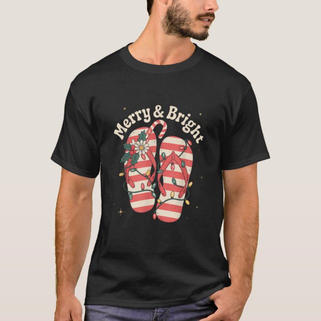 God Bright-jul i juli Flinflip flops T Shirt (Framsida)