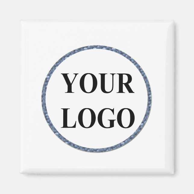 God Bright Modern Cute-julets Logotyp Helgdag Magnet (Framsidan)