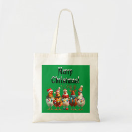 God Chickens Tote Bag Tygkasse