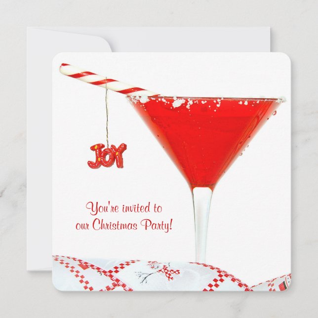 God Cocktail Party Inbjudningar (Framsida)