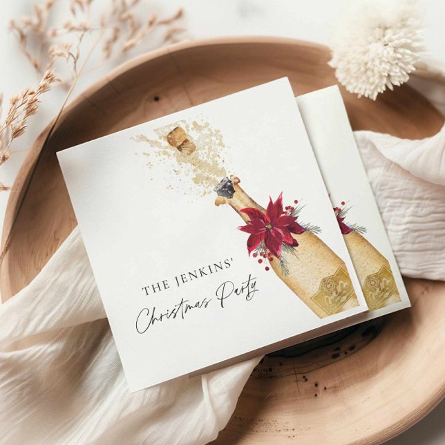 God Cocktail Party Pappersservett (Christmas Cocktail Party Paper Napkins)