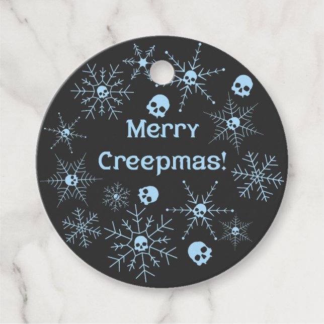 God Creepmas! Gåvor Etiketter (Framsida)