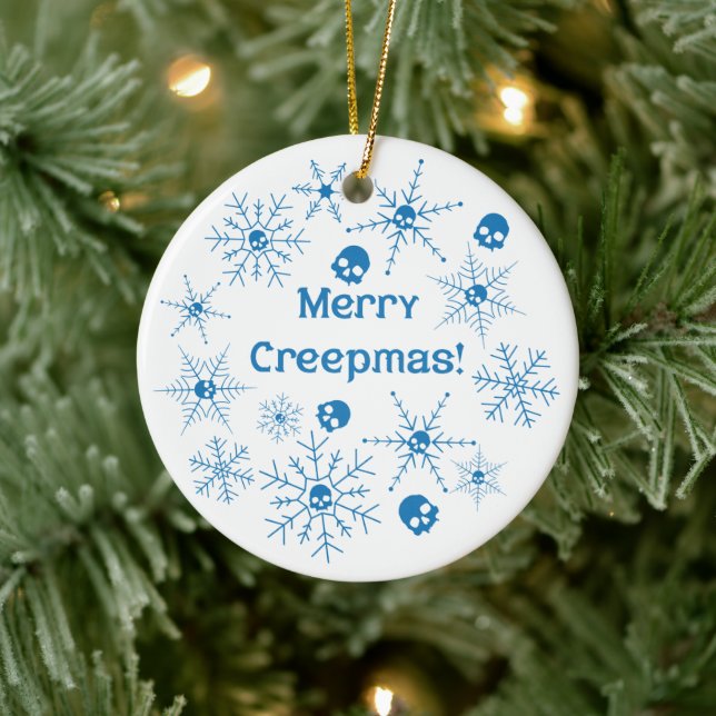 God Creepmas! Julgransprydnad Keramik (Träd)