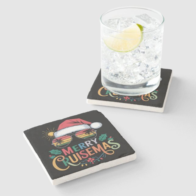God Cruisemas 2024 Jul Santa Ren  Stenunderlägg (Sidan)
