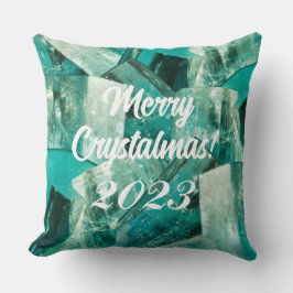 God Crystalmas! 2023 Aquamarine Star Gemstone Kudde