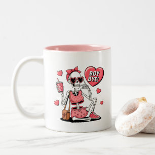 God dag då, nun Anti-Valentine Day Två-Tonad Mugg
