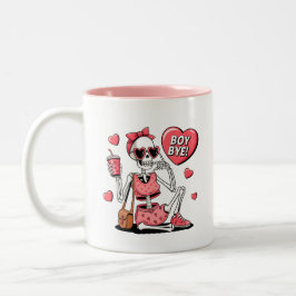 God dag då, nun Anti-Valentine Day Två-Tonad Mugg