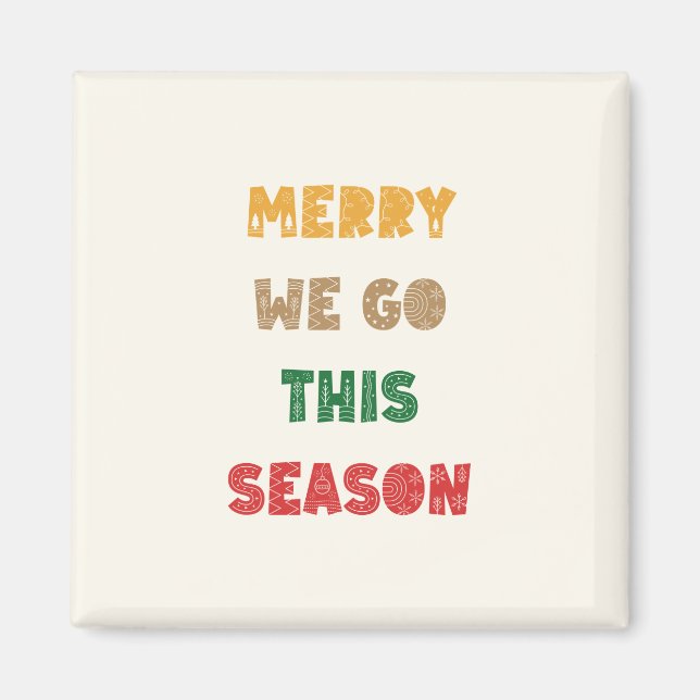 God dag, God jul, jul, Retro Magnet (Framsidan)