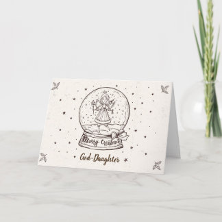 God-Daughter Christmas Card Helgkort