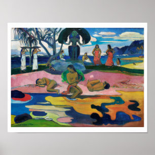 "GOD DAY" PAUL GAUGUIN POSTER 1894
