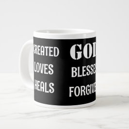 GOD DESIGNAD ME" Latte Mugg Jumbo Mugg