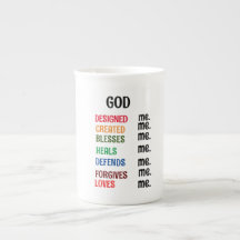 "GOD DESIGNAD ME" SPECIALTY Mugg