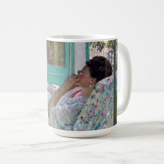 God eftermiddag - Gult 1910 Kaffemugg (Framsida höger)