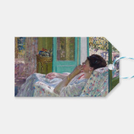 God eftermiddag - Gult 1910 Presentetikett