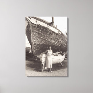 God eftermiddag i Fransk Riviera Cannes på 1930-ta Canvastryck