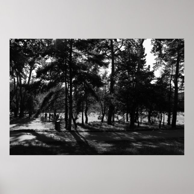 God eftermiddag i parken poster (Framsidan)