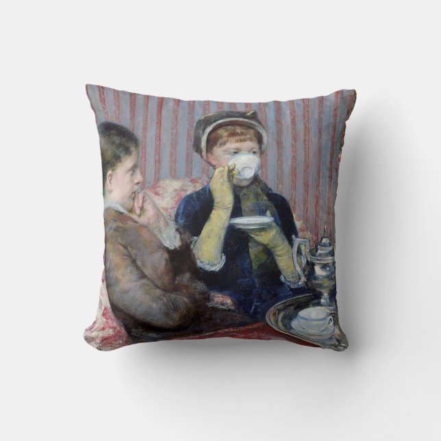 God eftermiddag Tea, Mary Cassatt Kudde (Framsida)