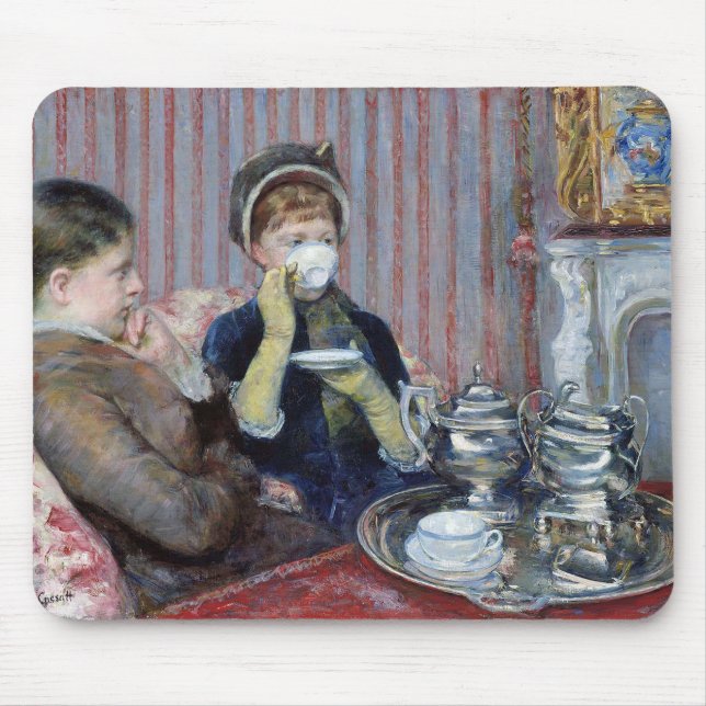 God eftermiddag Tea, Mary Cassatt Musmatta (Framsidan)
