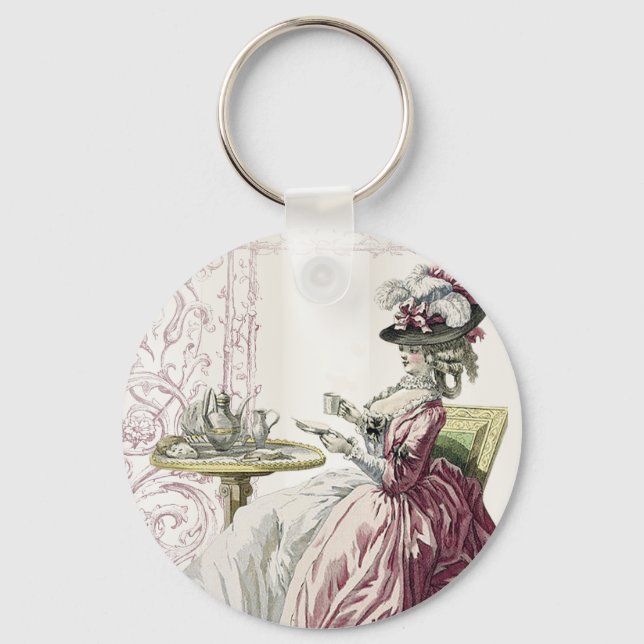 God eftermiddag Tea! Nyckelring (Framsida)