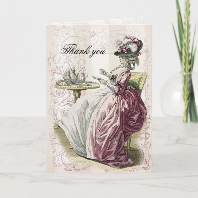 God eftermiddag Tea! Tack Kort (Framsida)