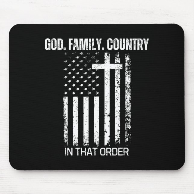 God Family Country In That Order Patriotic Christi Musmatta (Framsidan)