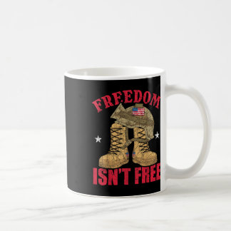 God Family Land American Soldier Us Flagga Memori Kaffemugg